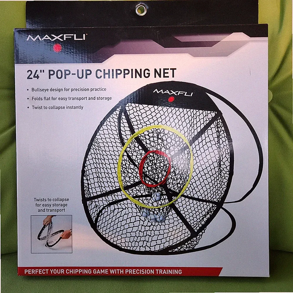 Maxfli 24-inch Pop-Up Golf Chipping Net NIP Great Golfer Gift