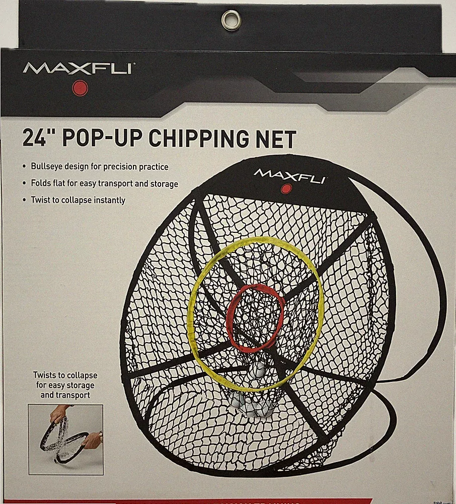 Maxfli 24” Pop-Up Golf Chipping Practice Net Brand New MSRP $30