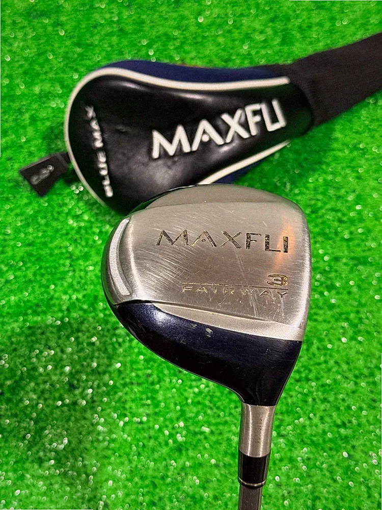 MAXFLI 3 Fairway Wood - Blue Max Lite Graphite Regular Flex RH Golf Club + Cover