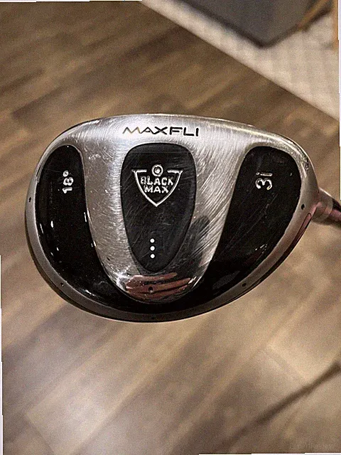Maxfli Black Max 3i Hybrid 18* degree Harrison Stripper Graphite RH Regular Flex
