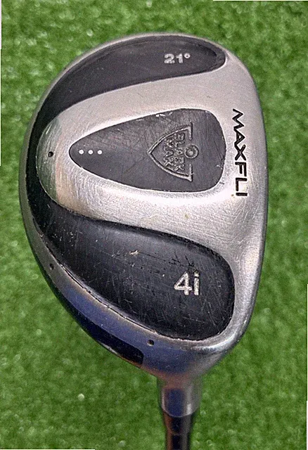 MAXFLI Black Max 4 Hybrid 21* / RH / Stiff Graphite ~40.5" / NEW GRIP / dj3791