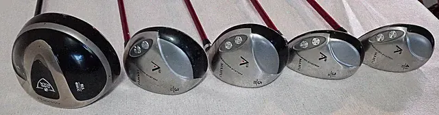 Maxfli Black Max 46" & A10 Driver Set 1,3,3i,4i,5 - R Flex - RH- Need Grips READ