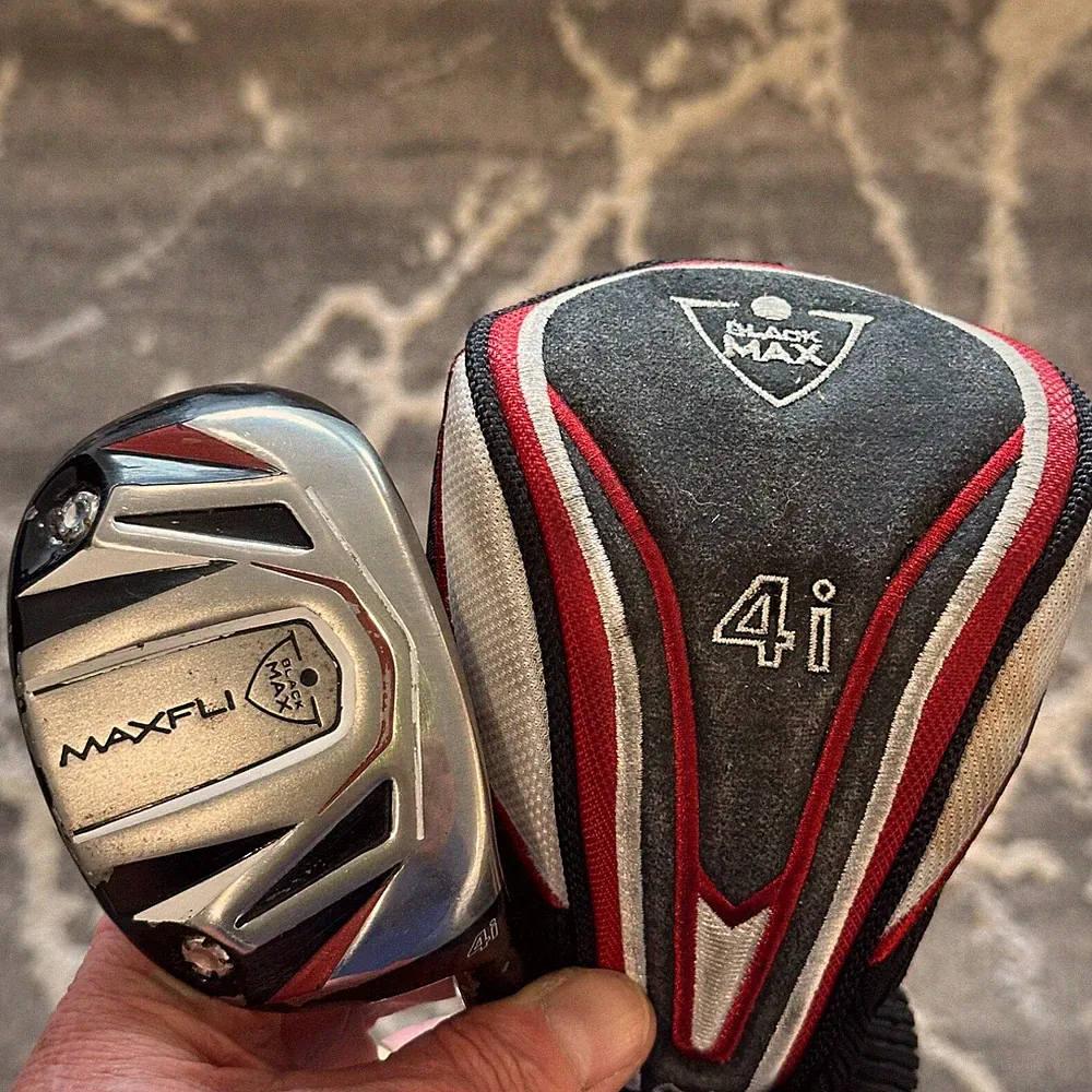 Maxfli Black Max 4i Hybrid Regular Flex Graphite 39.5” Right Hand w/ Head Cover