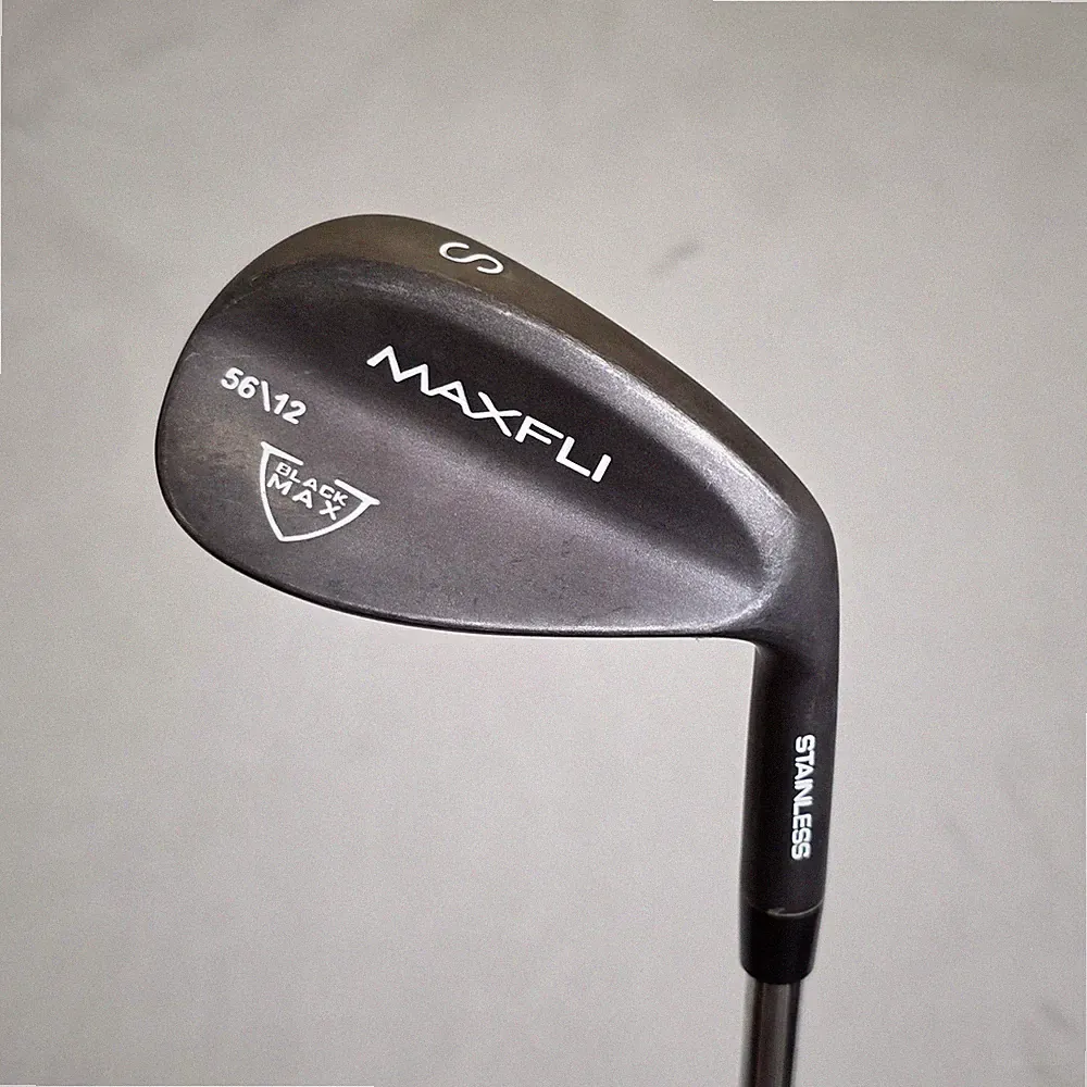 Maxfli Black Max 56° 12 Sand Wedge Mens RH Steel Shaft Black Finish Golf Club