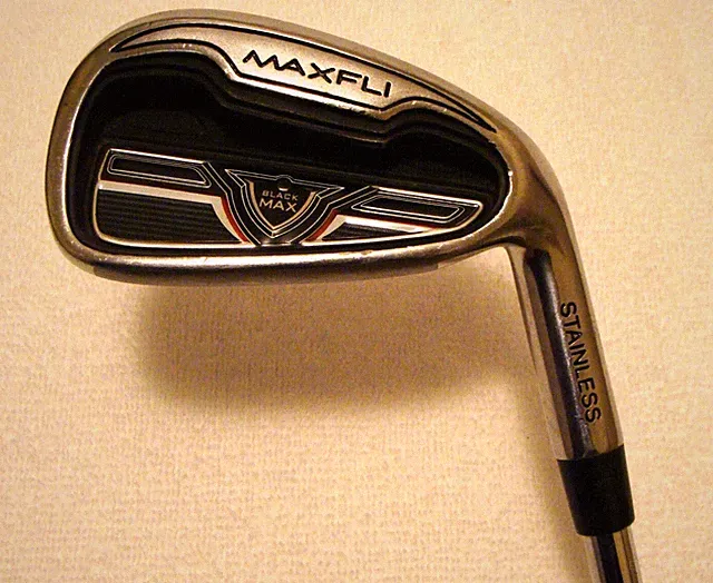 Maxfli Black Max Ladies-Youth RH single 6 Iron (Stock Steel Shaft)
