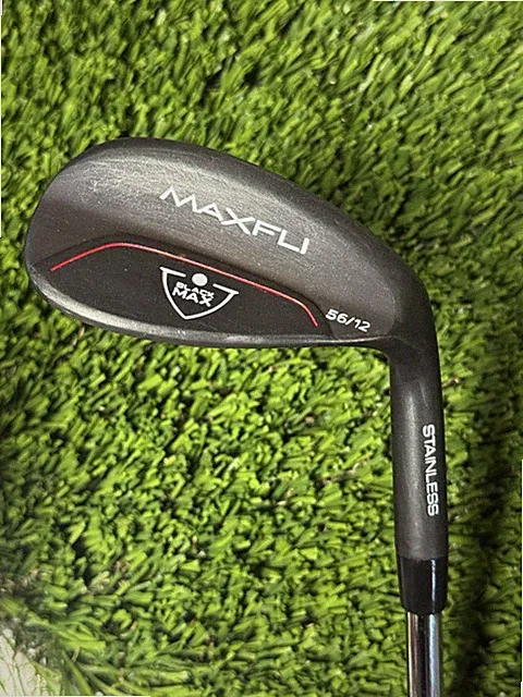 MaxFli Black Max Sand Wedge 56/12 Right Handed Steel Shaft 34”