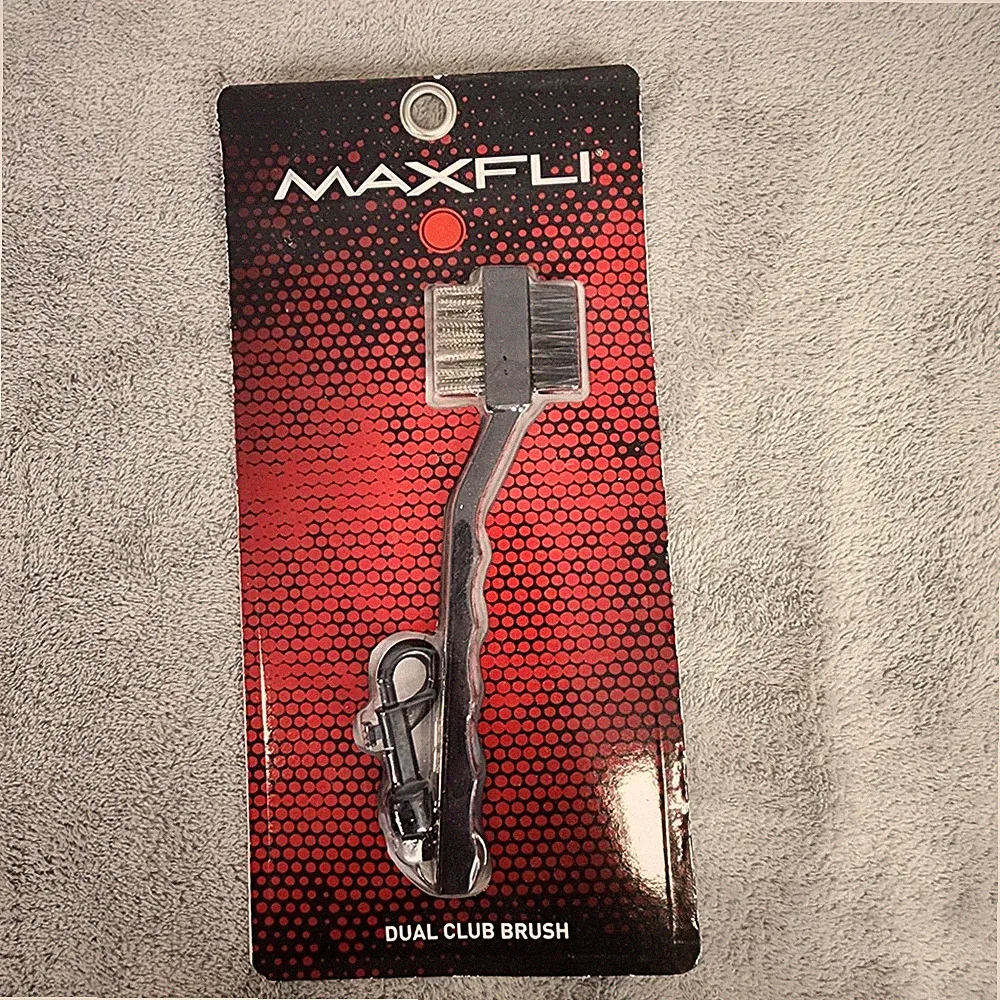Maxfli Dual Golf Club Brush / Cleaner New NIP