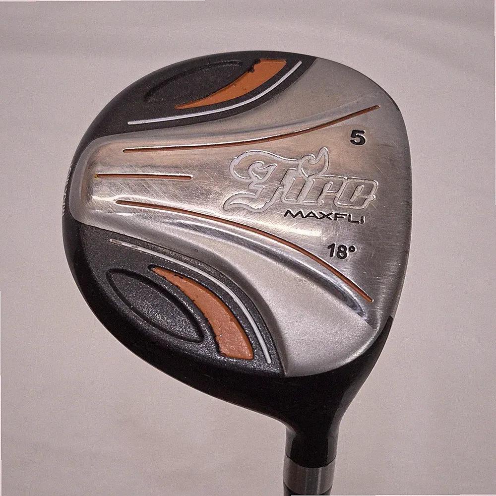 MAXFLI Fire MaxWood Golf Club #5 Reg Flex Graphite Wood Mid Kick 75 Gram 18 Deg