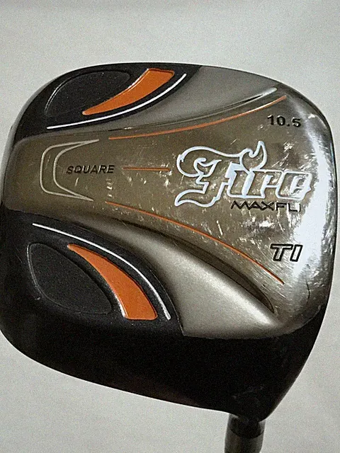 Maxfli Fire Square Ti 10.5* Driver Aldila Fire Regular Flex Graphite Shaft 45.5"