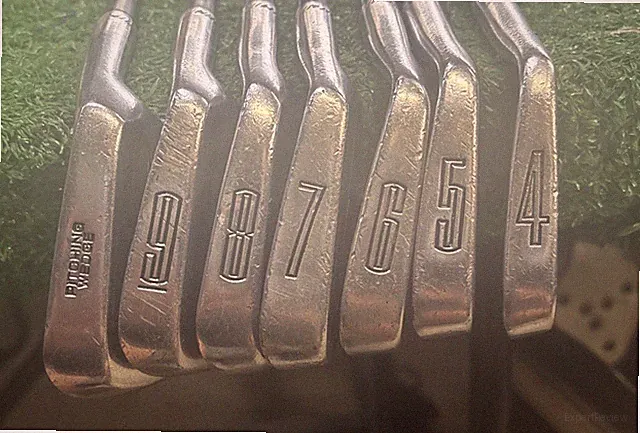 Maxfli Forged Iron Set 4-5-6-7-8-9-PW Dunlop Stiff Steel Nice Vintage Set RH