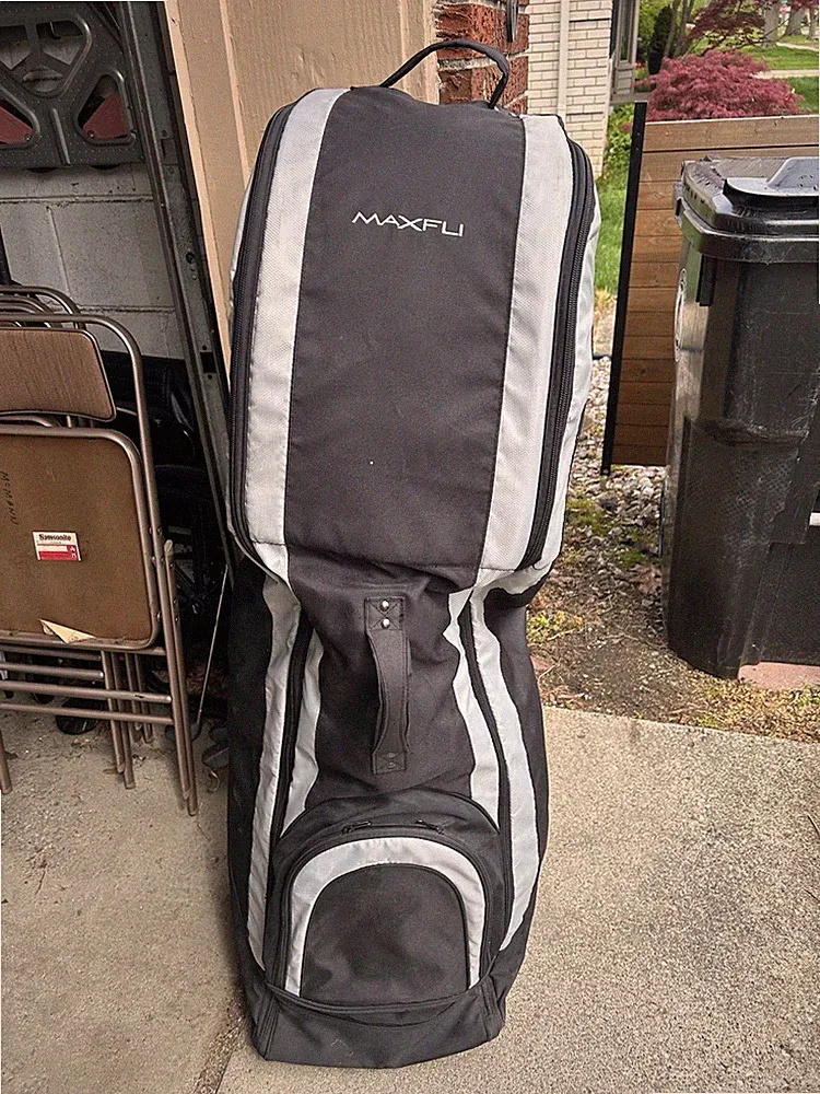 Maxfli Golf Travel Cover Bag W/wheels Large Luggage Caddy Tote