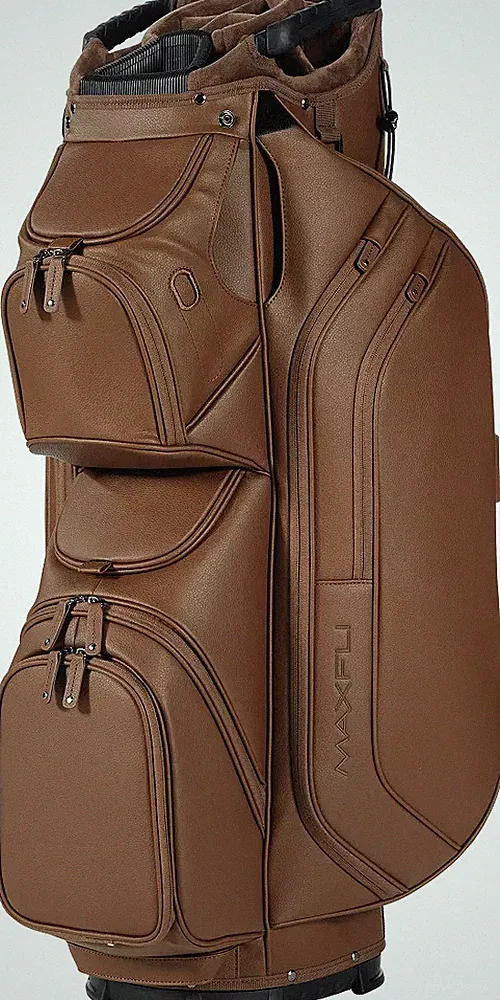 Maxfli Modern Classic Cart Bag Brown Color