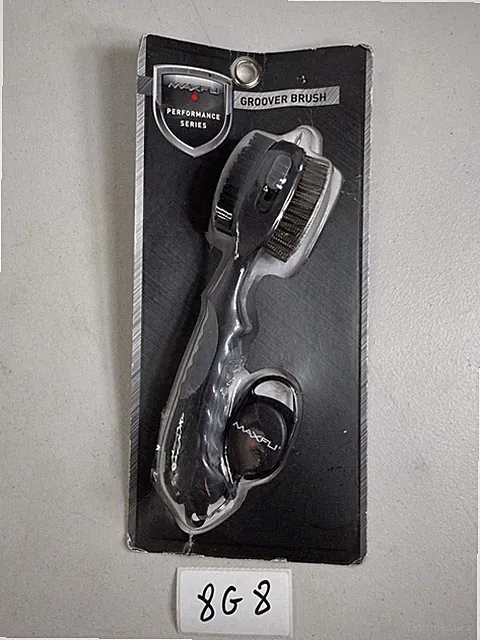 Maxfli Performance Series Groover Brush Retractable Clip NEW Blk/Gry MX143 8G8