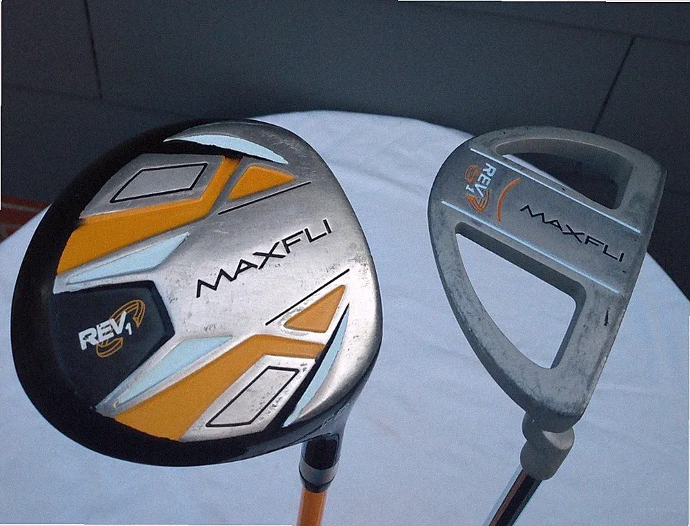 Maxfli Rev 1 Junior Golf Clubs Driver Putter Set Right Handed