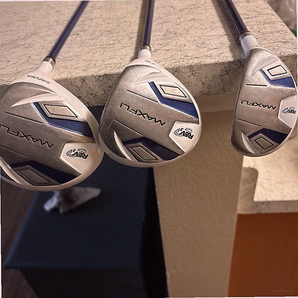 Maxfli REV3 Junior Golf Clubs (Driver, F. Wood + Hy). 54”-60”Youth RH