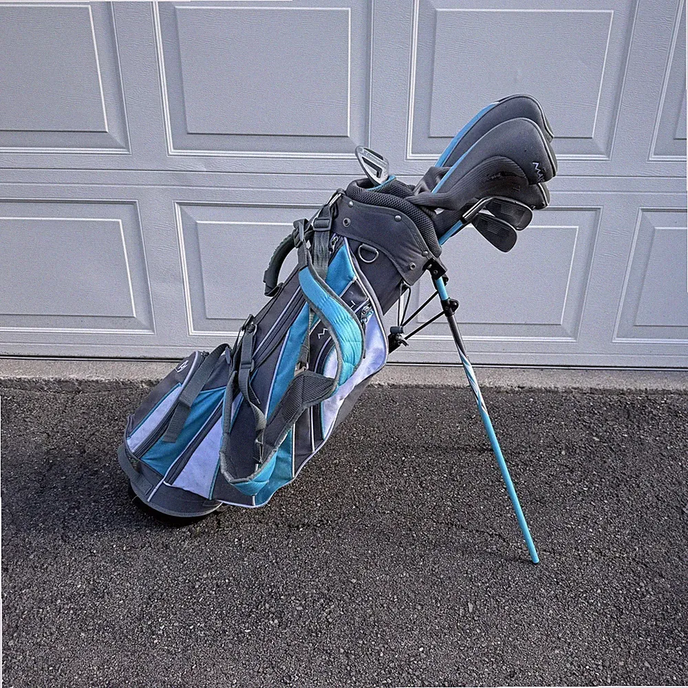 MaxFli Rev3 Junior Golf Set RH With HC & Stand Bag 7-club set age 10-12 *READ*