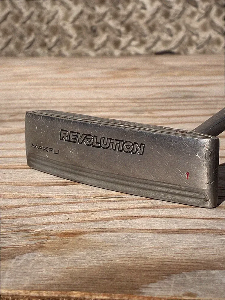 MaxFli Revolution 1 Right Handed Steel Shaft Golf Club Blade Putter ~34"
