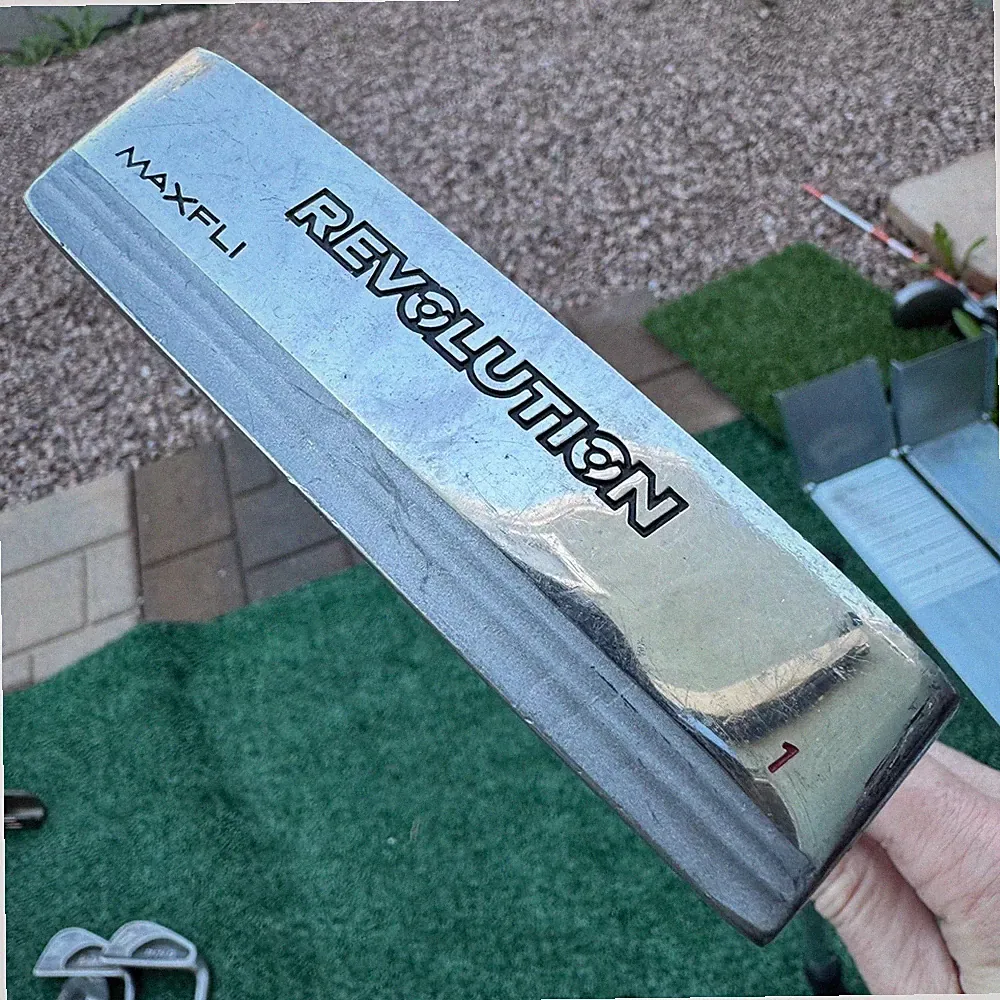 Maxfli Revolution 1 Steel Shaft Putter Golf Club with Karma Grip 34"