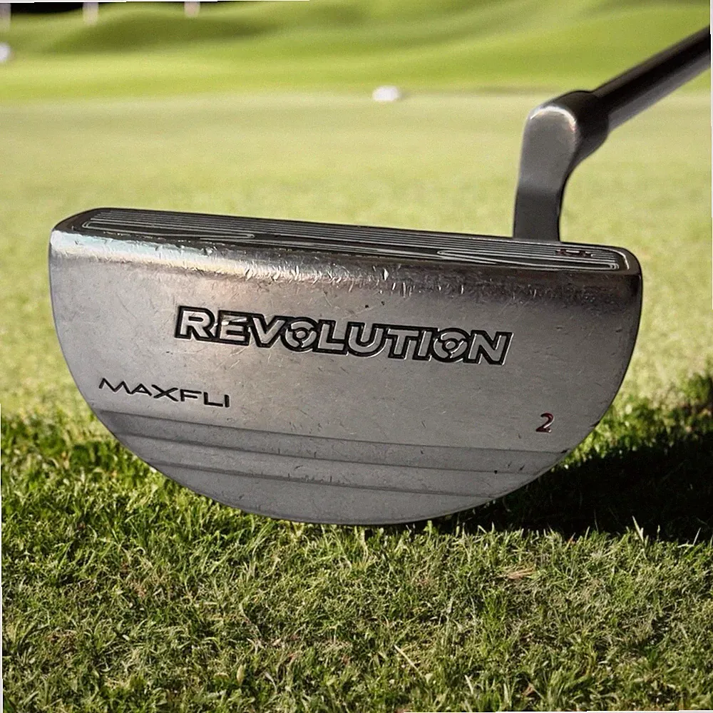Maxfli Revolution 2 Mallet Putter Steel Shaft Right Hand Golf Club ~34” * Read