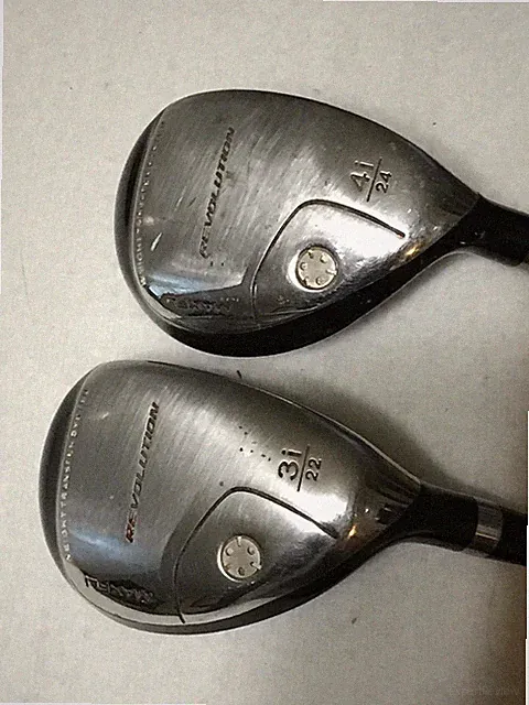 Maxfli Revolution 3i & 4i Hybrids Harrison Mid Flex Steel Shafts Maxfli Grips