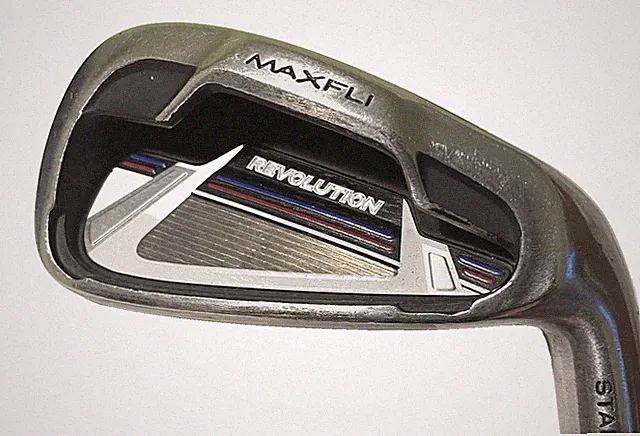 Maxfli Revolution 5 Iron Men's Right-Handed Stiff Steel 37.5" New Midsize Grip