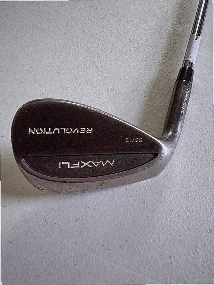 Maxfli Revolution 56/12 Wedge Golf Club Mens Left Handed Sand Stainless Steel