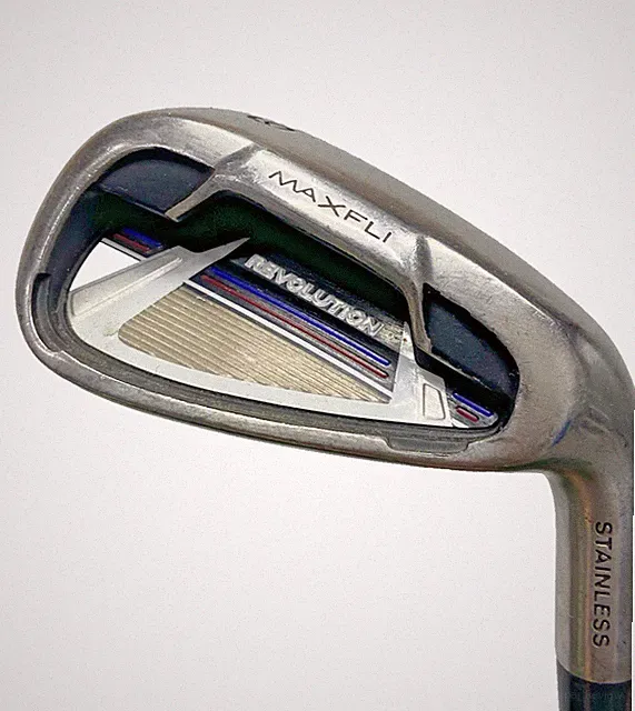 Maxfli Revolution 9 Iron RH Men's Stiff Steel 35.5" New Midsize Grip