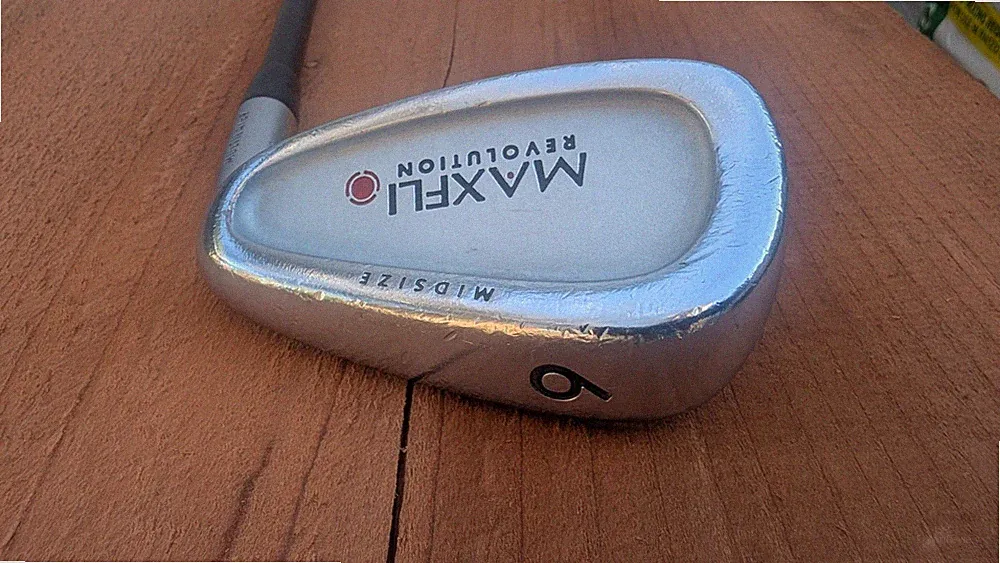 Maxfli Revolution Red Dot Single 9 Iron Golf Club Right Hand Graphite Shaft Stif