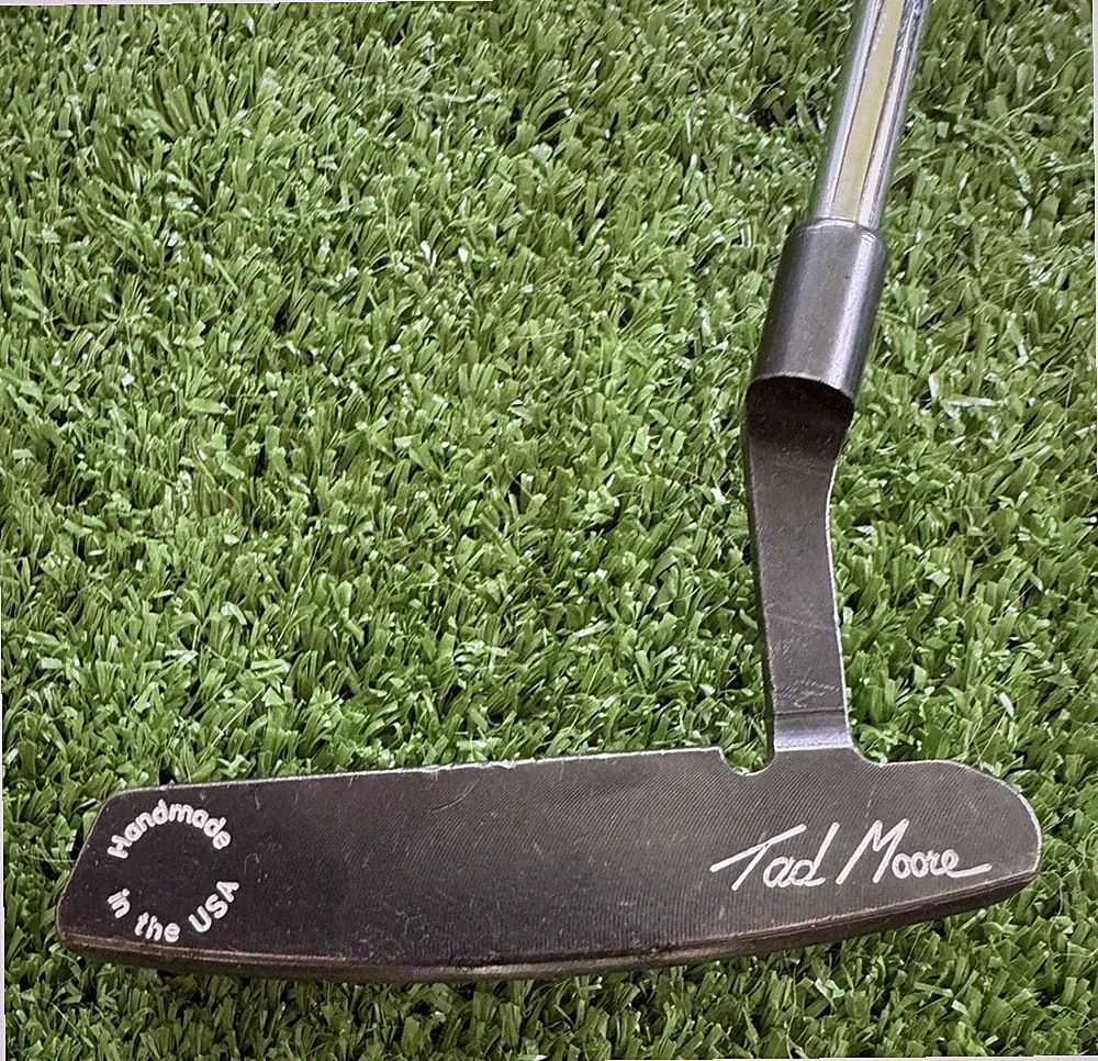Maxfli Tad Moore TM-15 Handmade Carbon Steel 36" Putter Golf Club Made USA RARE