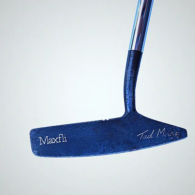 Maxfli Tad Moore TM-8 34" Carbon Steel Flow Neck Putter RH True Temper Vintage