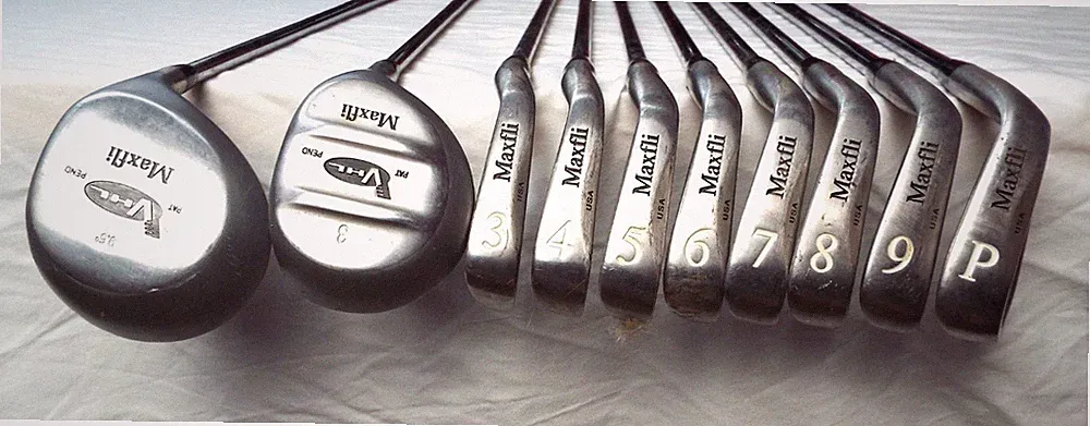 Maxfli VHL Golf Clubs Set w/Driver & 3 Wood 3-PW Steel Shaft Regular Flex RH