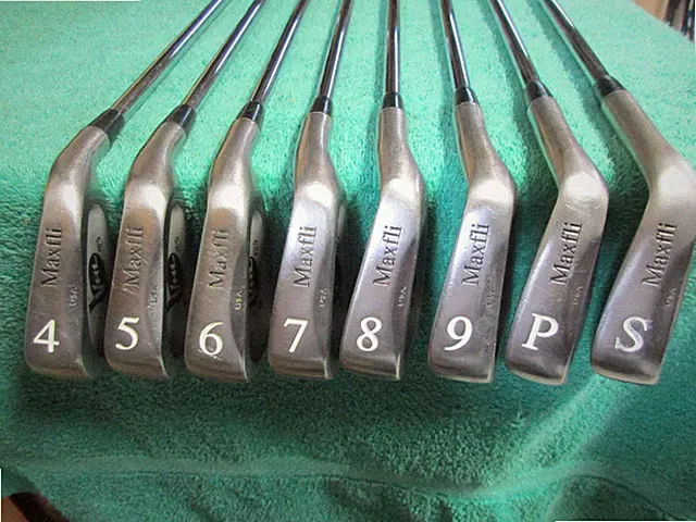 Maxfli VHL Iron Set 4,5,6,7,8,9,PW,SW, True Temper Steel R-300 Steel Shafts, VGC