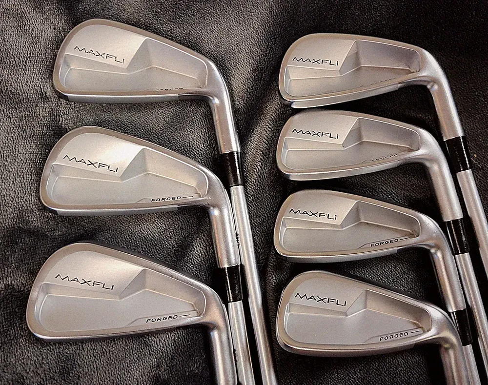 MAXFLI XC3 5-AW Iron Set - Project X IO 6.0 Stiff Flex Steel Shafts - Near Mint