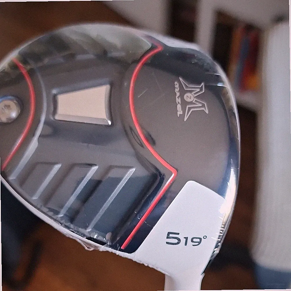 MAZEL 5 Wood Fairway - Regular Flex 19° Right-Handed Black/White