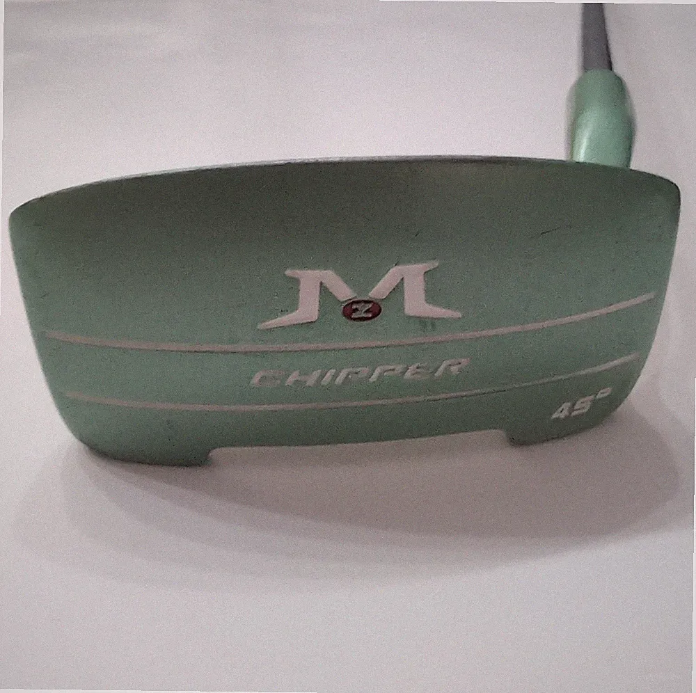 Mazel Golf Chipper 45° Club Green Head & Midsize Grip Steel Shaft 35.5" Ex Cond