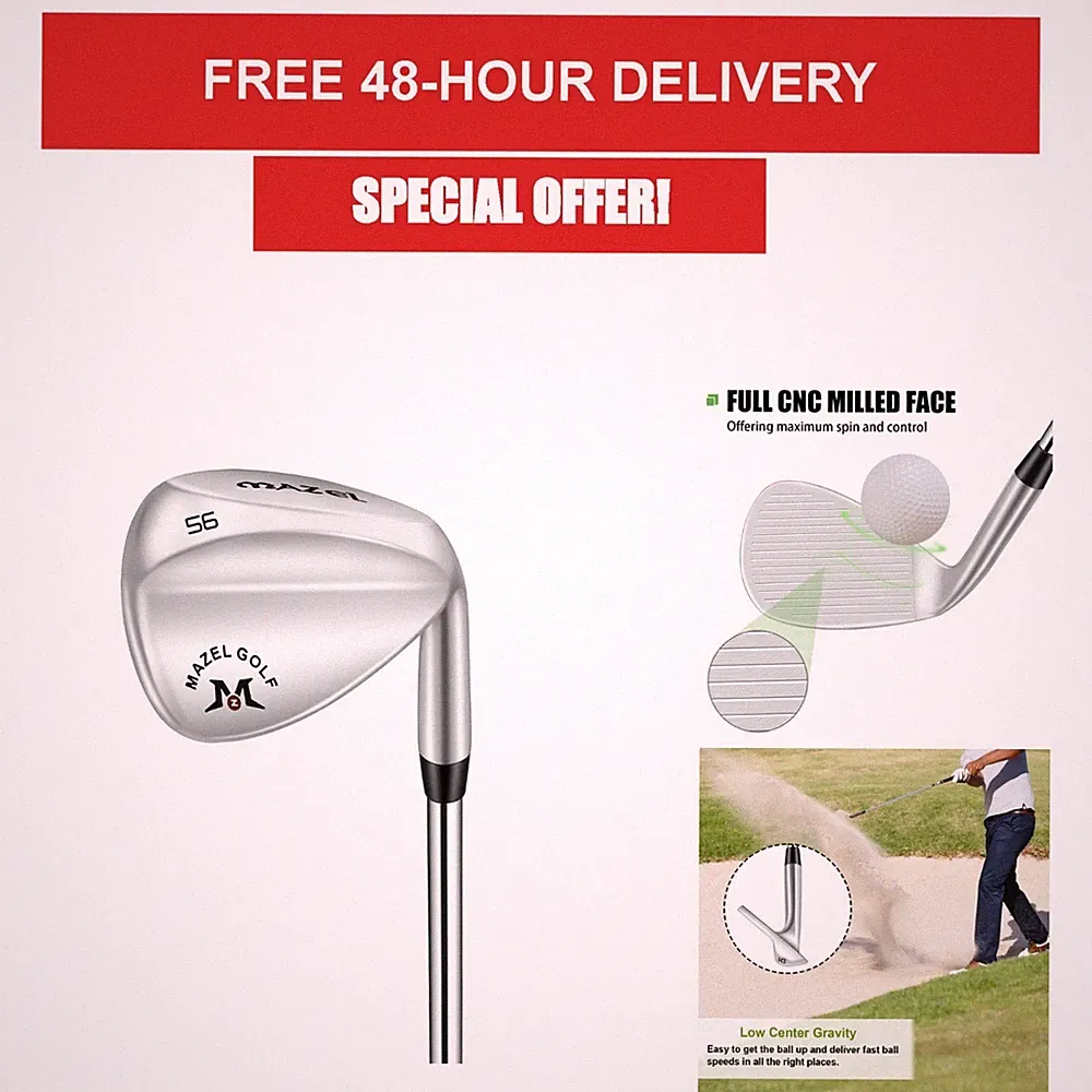 MAZEL Golf Wedge for Men & Women - High Loft Sand & Lob Wedge