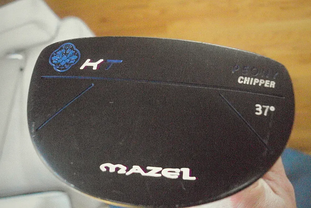 Mazel KT Peony 37 deg chipper wedge flex steel 35"
