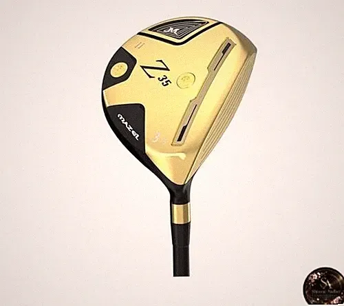 MAZEL Men's Fairway Wood Golf Club Right-Handed Carbon Shaft Club Number: W#3 5