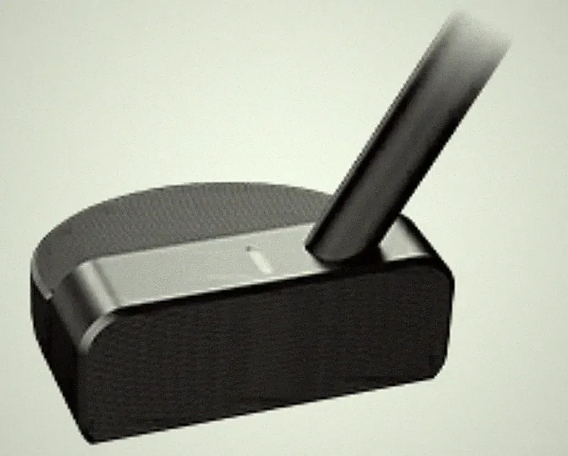 MAZEL MINI M01 Black Putter Right Hand 34ich graphite shaft New