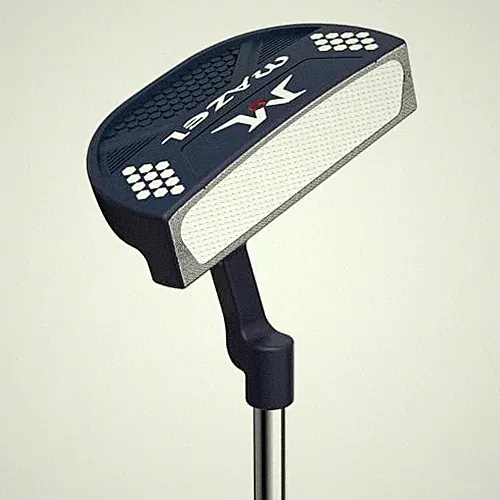 Mazel Putter Golf Club Men'S Right-Handed With Headcover (Red Putter - Navy Blu_