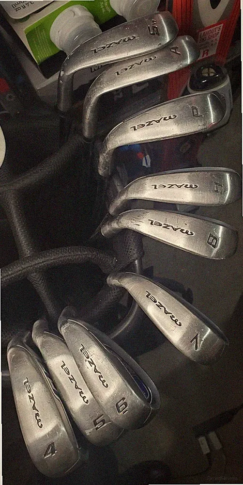 Mazel RH Golf Club Set 4,5,6,7,8,9, P, A,S | 9pcs | Single Weight | Stiff Flex