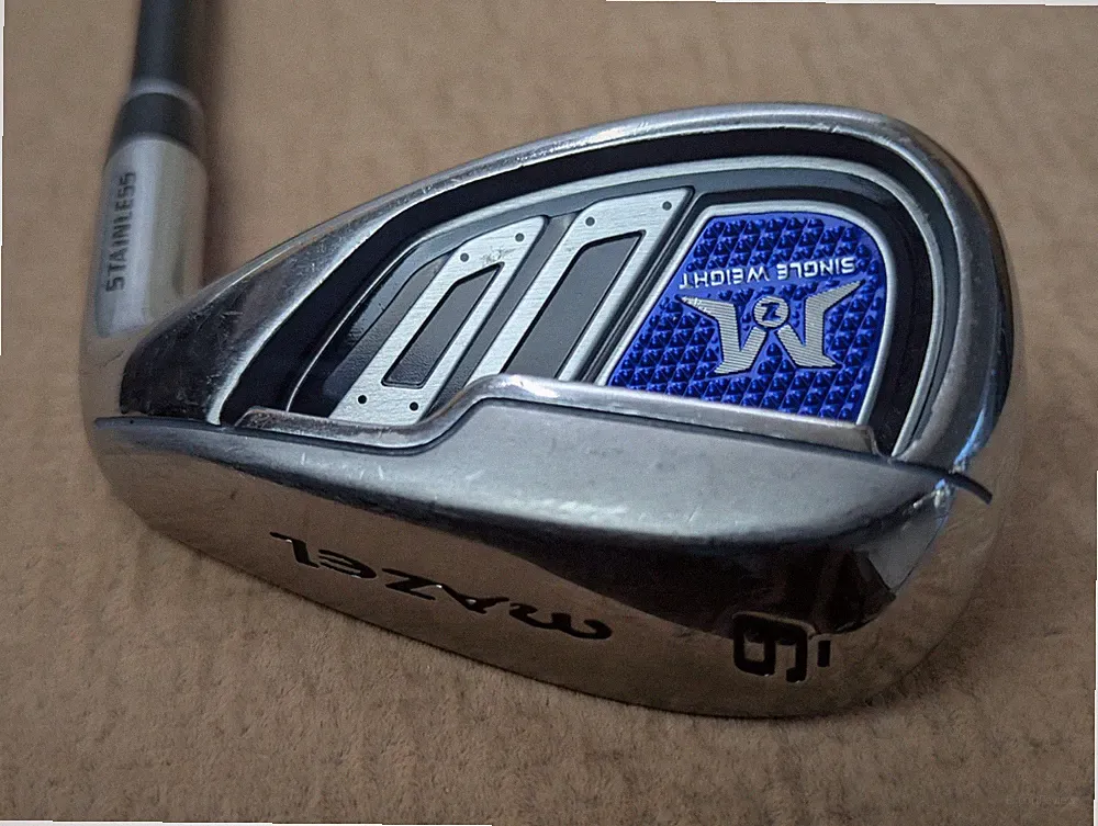 Mazel Single Length Stainless Single 9 Iron Golf Club Right Hand Graphite Shaft