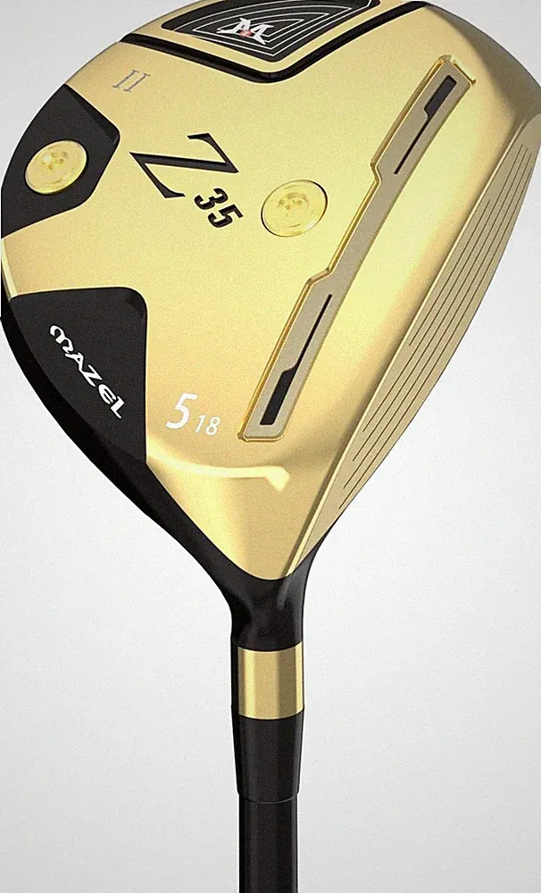 MAZEL Z35 Mens 5 Wood Right Handed Gold Golf Club