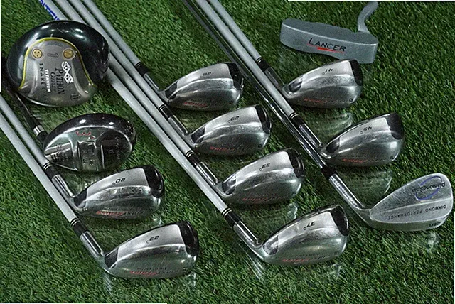 MEN'S 12PC. GOLF HYBRID SET PYTHON FIRST STRIKE LANCER REGULAR FLEX GRAPHITE RH