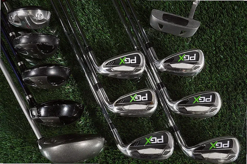 Men's 12Pc. Pinemeadow Hybrid Golf Set Callaway Biggest Big Bertha, KZG, PGX RH