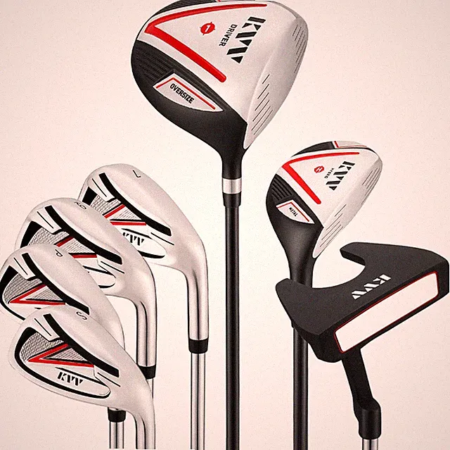 Men's Complete Golf Club Set - 7 or 11 Pieces with Stand Bag, Right/Left Handed