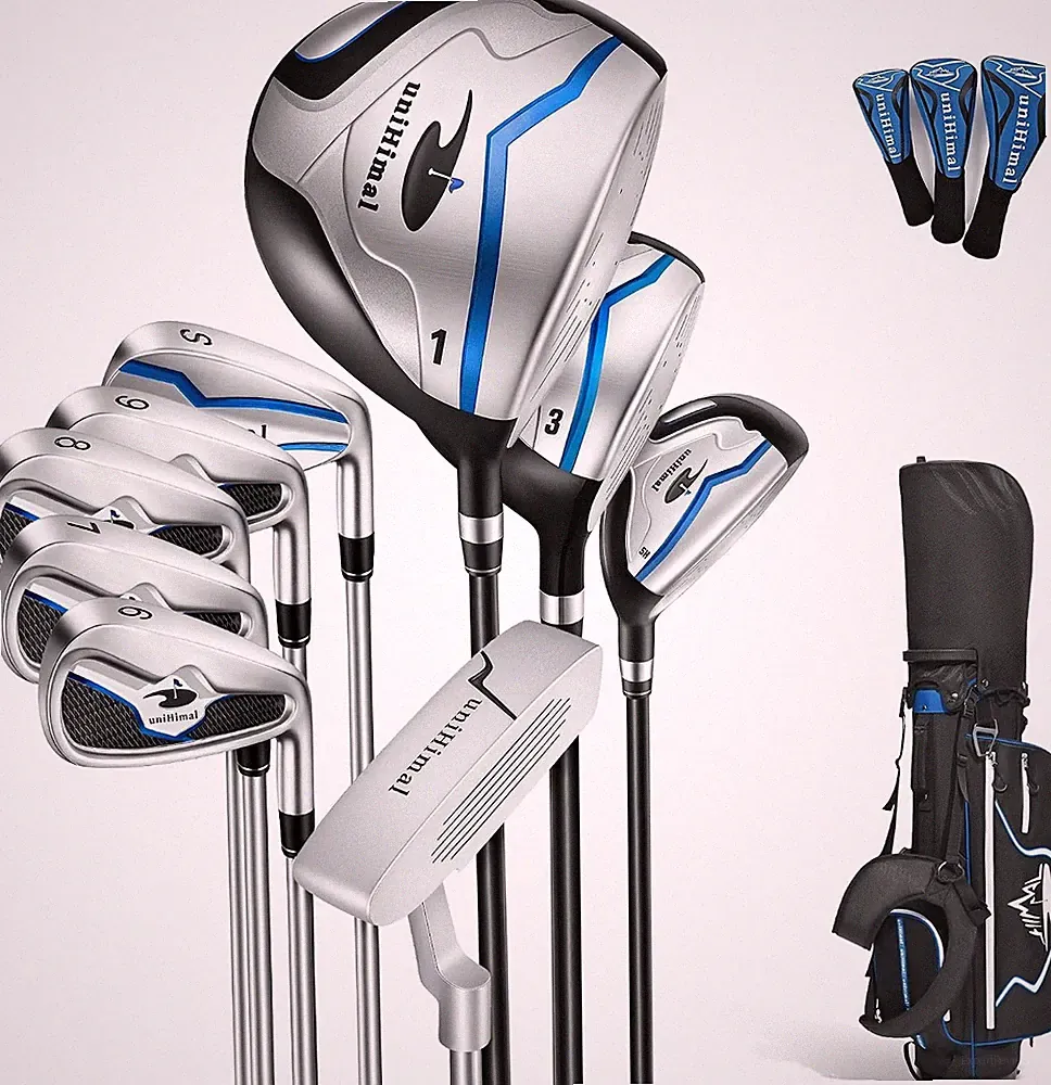 Men's Complete Golf Club Set with Stand Bag Right-Handed 9/10/11 Clubs | Driver
