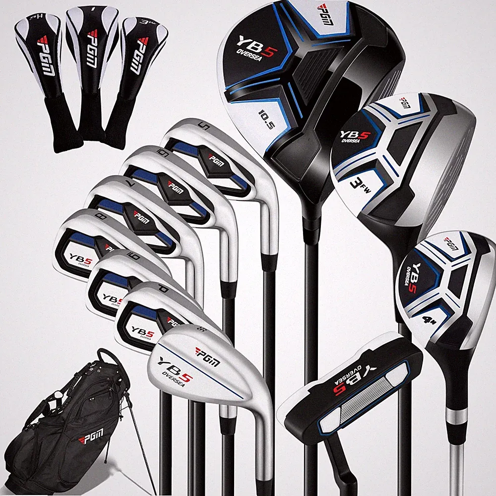 Men's Complete Golf Club Sets - 15 Pieces - 2 Wood (#1,3), 1 Hybrid (#4H), 7...