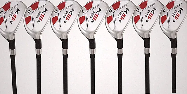 Men's Complete Hybrid Golf Set: #4-9, PW, Senior Flex, Right Handed