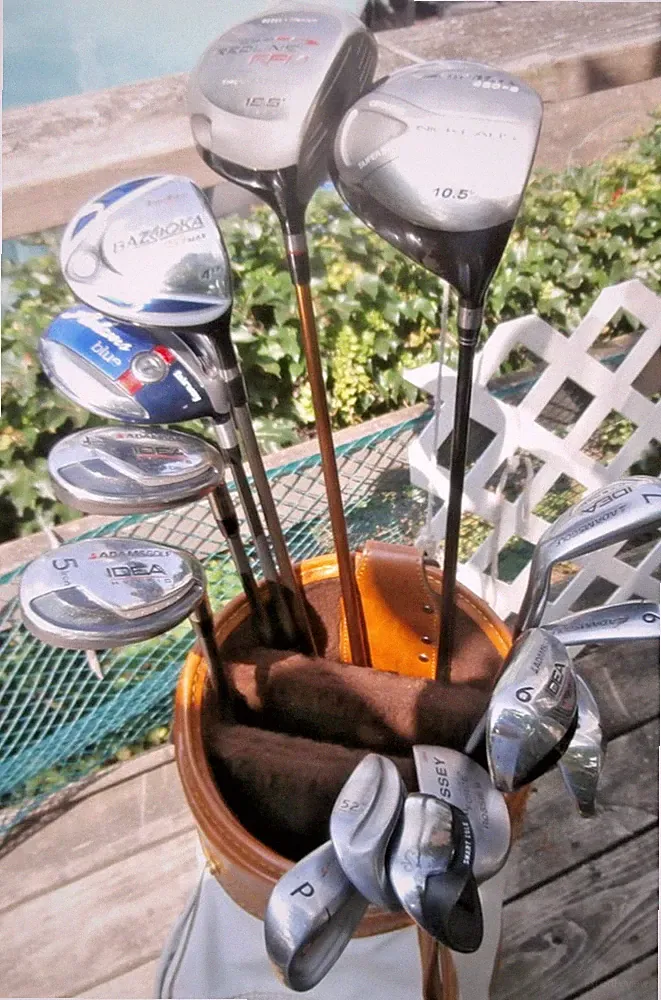 Men's Full 14 Golf Club Set & Bag. Adams, Titleist, Odyssey. Lite / R Graphite
